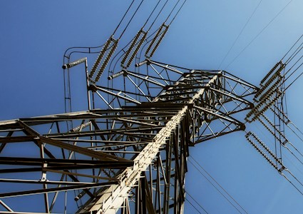 a wired fiber broadband tower